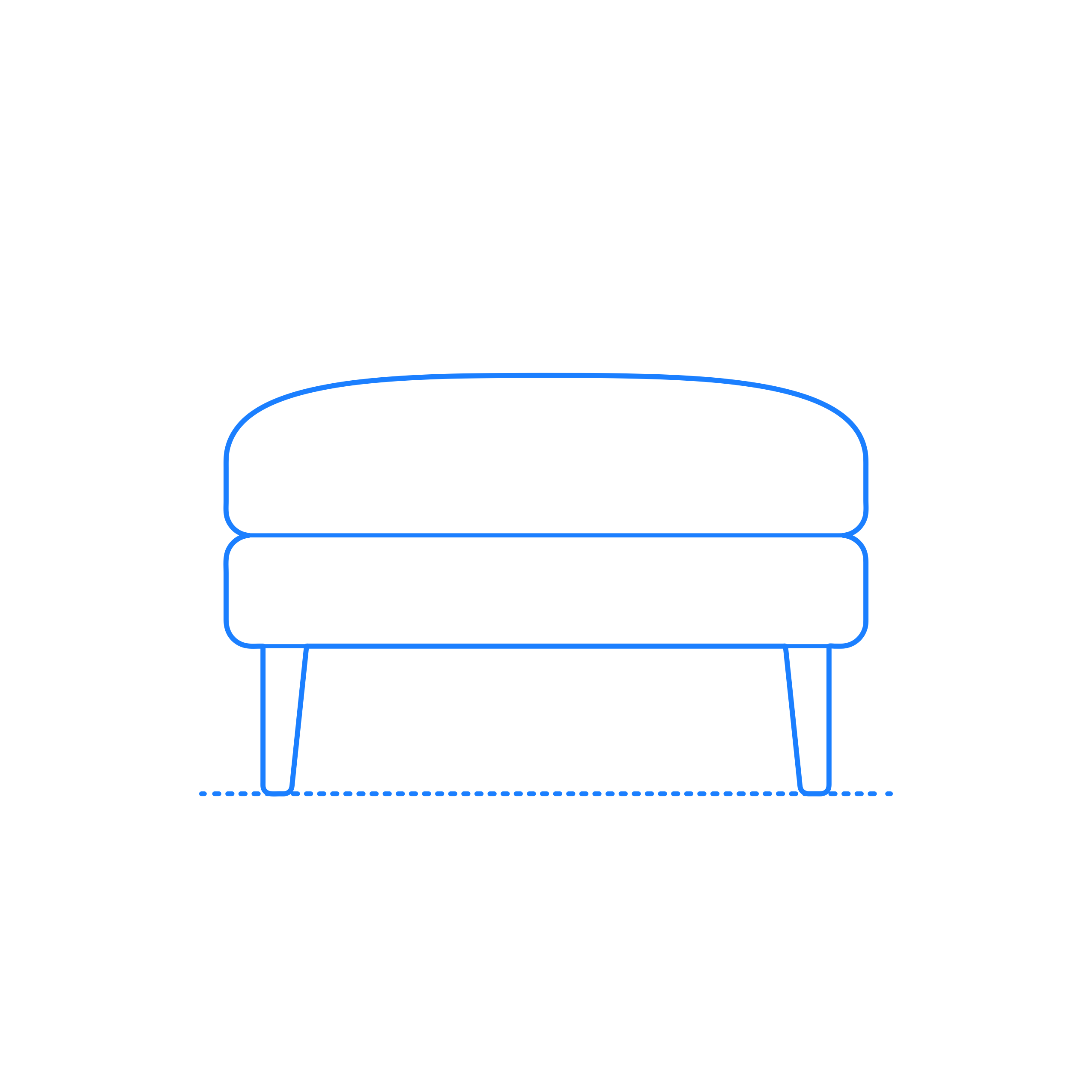 Furniture Burrow Nomad Ottoman Outline Drawing Svg Vector Free Vectors